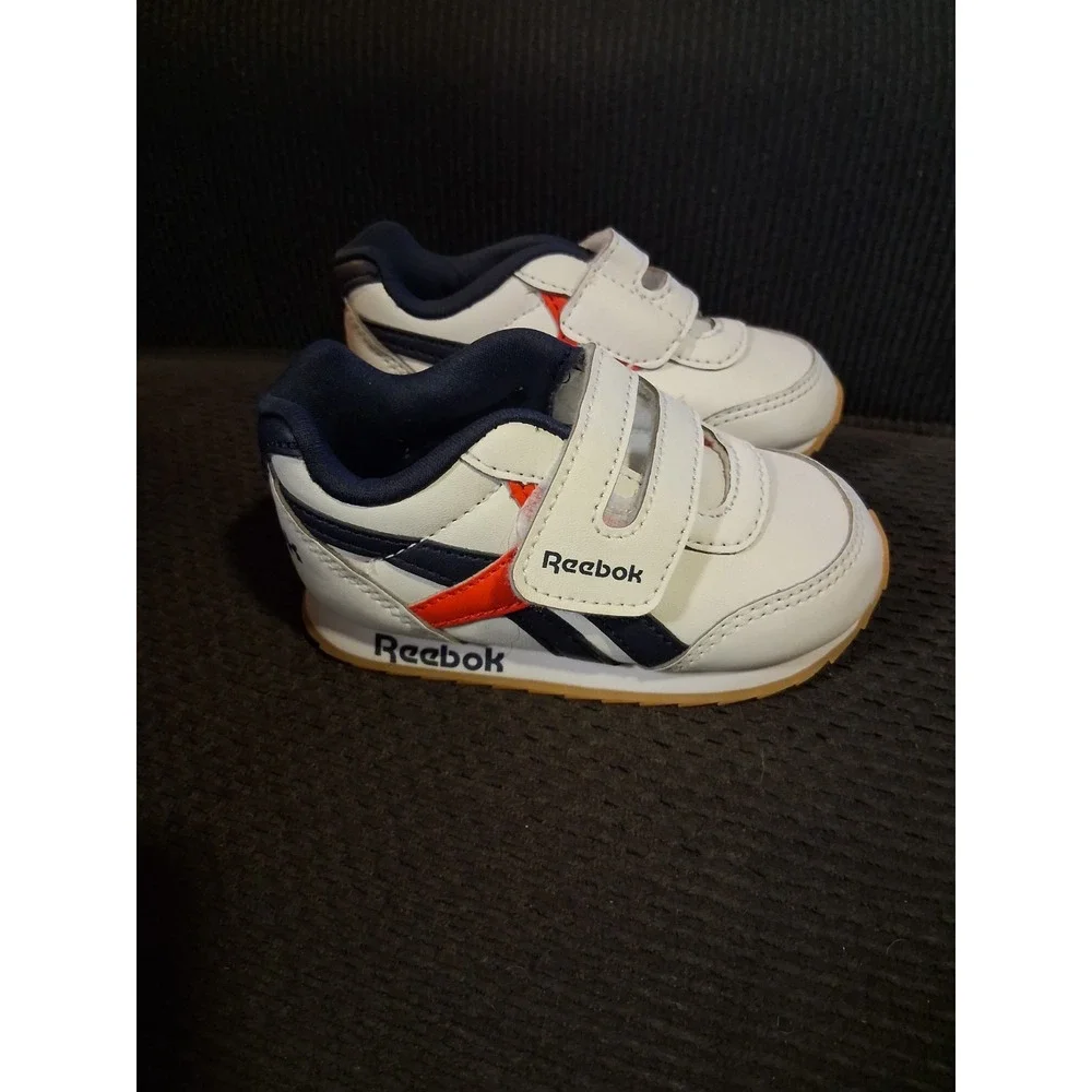 Reebok Classics Toddler Size 5 Vintage Retro Hook Loop Strap Vector Gum Sole Lug